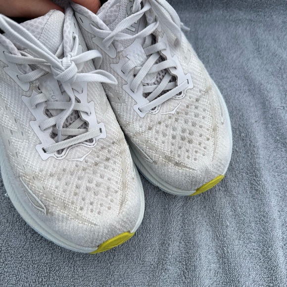 Women’s Hoka One One Clifton 9 Nimbus Cloud/Ice Water Blue Grey 6.5D - Picture 3 of 5